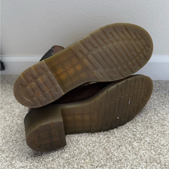 Dr. Martens Alexandra Brown Heeled Ankle Boots Women’s Size 10 US - Picture 8 of 8